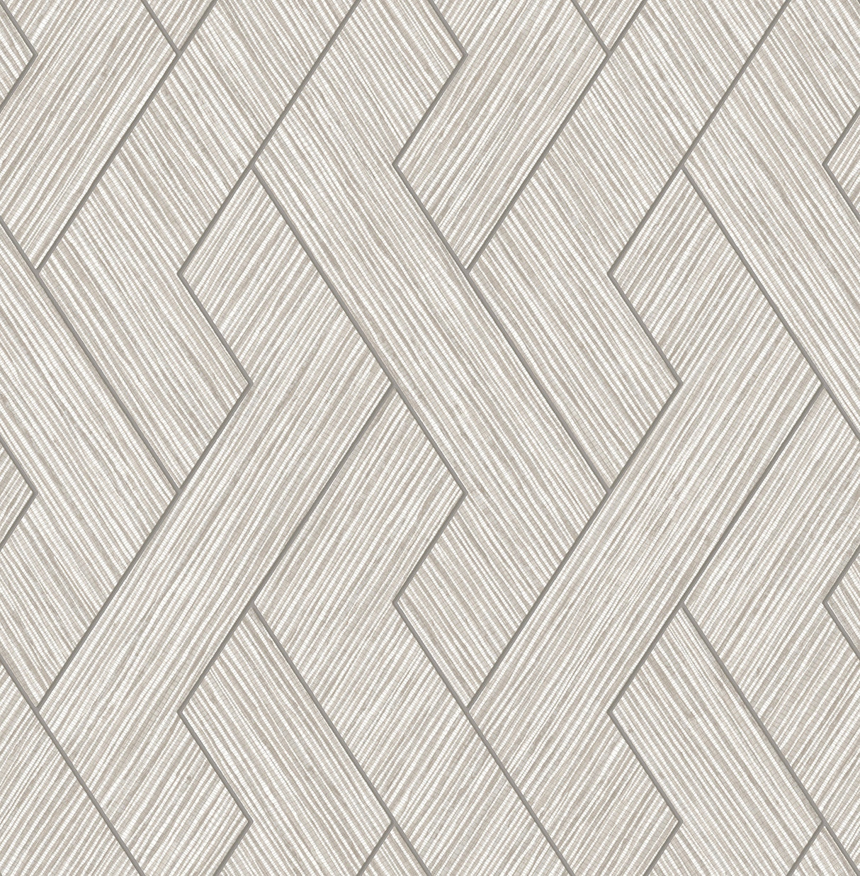 Advantage 4125-26728 Ember Light Grey Geometric Basketweave Wallpaper