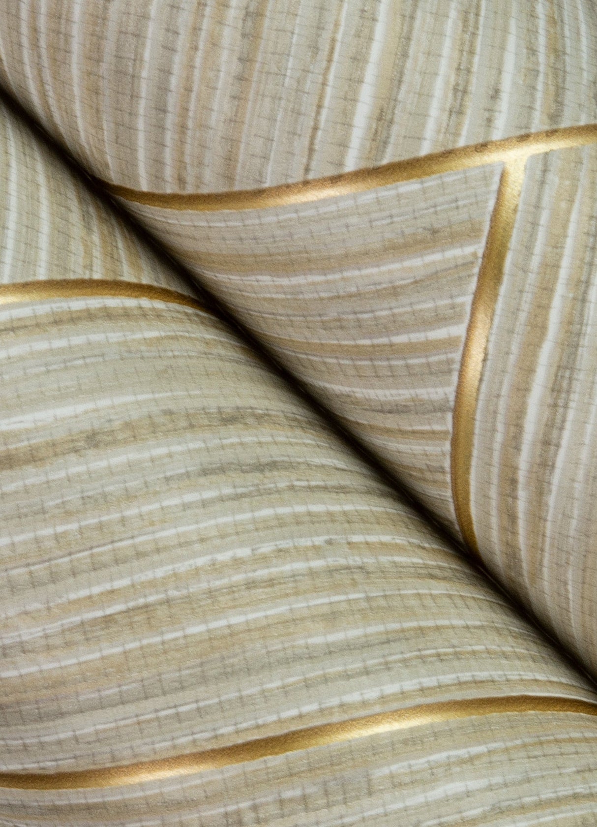 Eade’s Ember Taupe Geometric Basketweave Wallpaper Taupe
