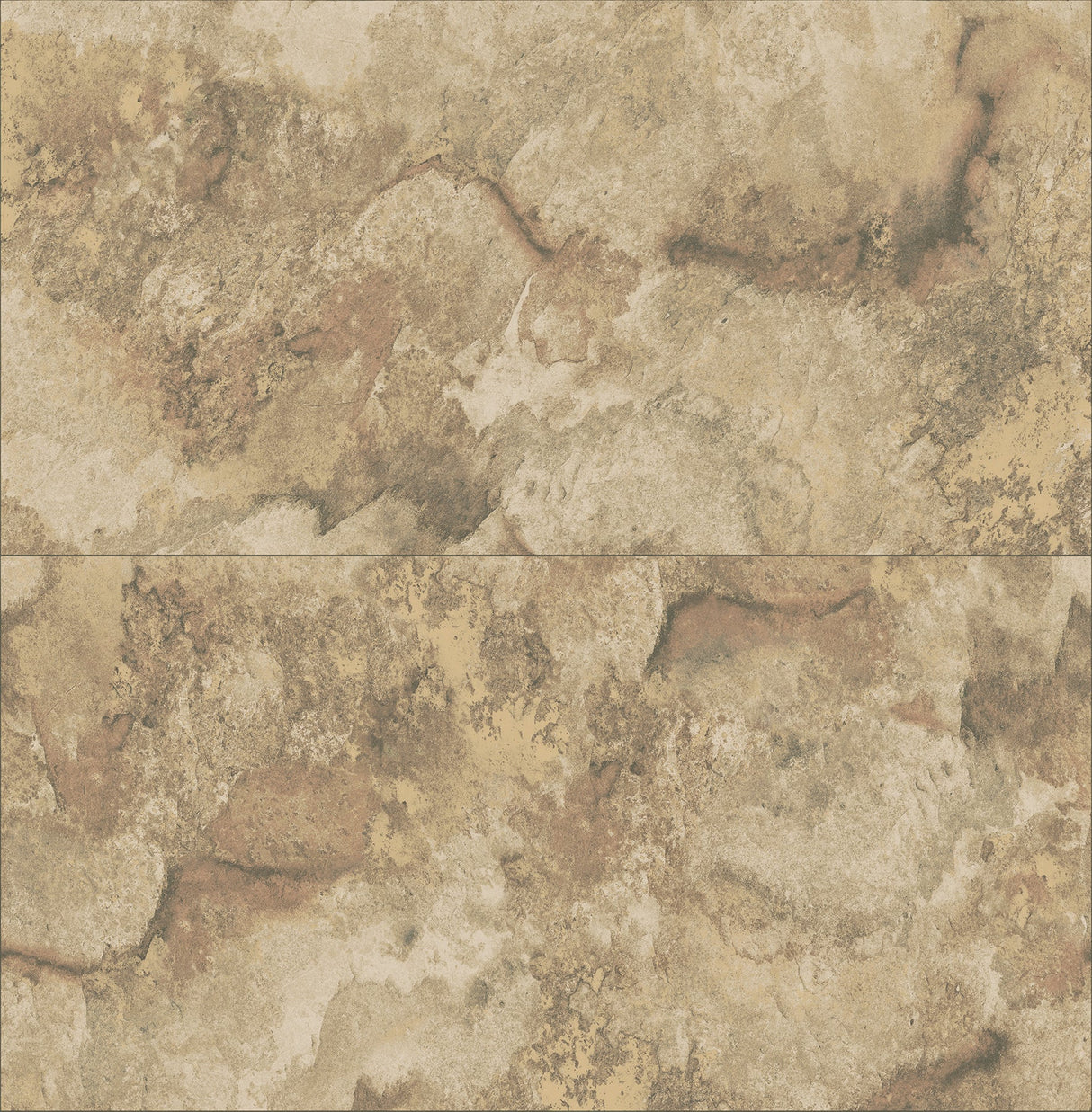 Advantage 4125-26733 Aria Light Brown Marbled Tile Wallpaper