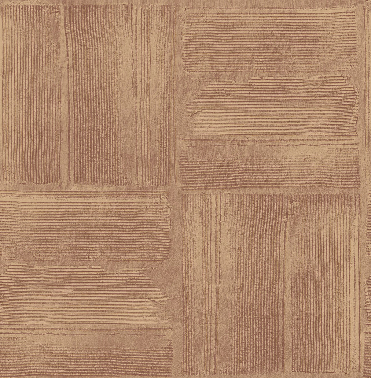 Advantage 4125-26736 Jasper Rust Block Texture Wallpaper