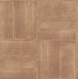 Advantage 4125-26736 Jasper Rust Block Texture Wallpaper