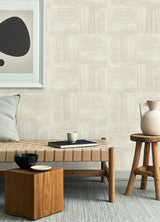 Eade’s Jasper Ivory Block Texture Wallpaper Ivory