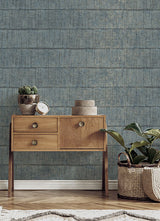 Eade’s Blake Denim Texture Stripe Wallpaper Denim