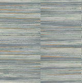 Eade’s Rowan Blue Faux Grasscloth Wallpaper Blue