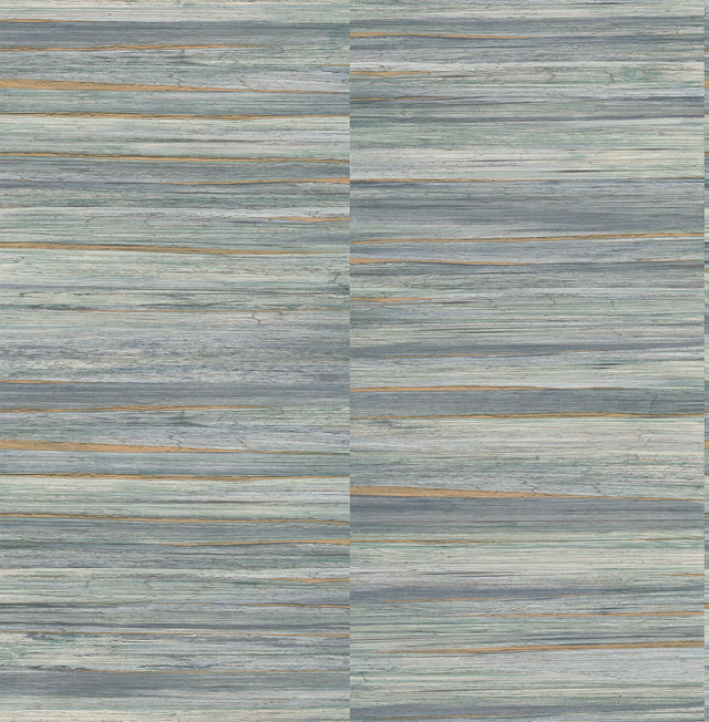 Eade’s Rowan Blue Faux Grasscloth Wallpaper Blue
