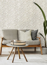 Eade’s Kingsley Off-White Tiled Wallpaper Off-White