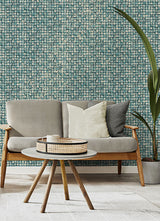 Eade’s Kingsley Blue Tiled Wallpaper Blue
