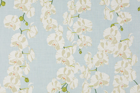 Schumacher 412B67 CELESTE in ROBIN'S EGG Fabric - RAOUL TEXT