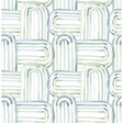 A-Street Prints 4135-27270 Lolly Teal Arches Wallpaper - Eade's Wallpaper