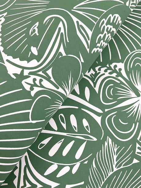 A-Street Prints 4135-72717 Idalia Beige Floral Flamingo Wallpaper - Eade's Wallpaper