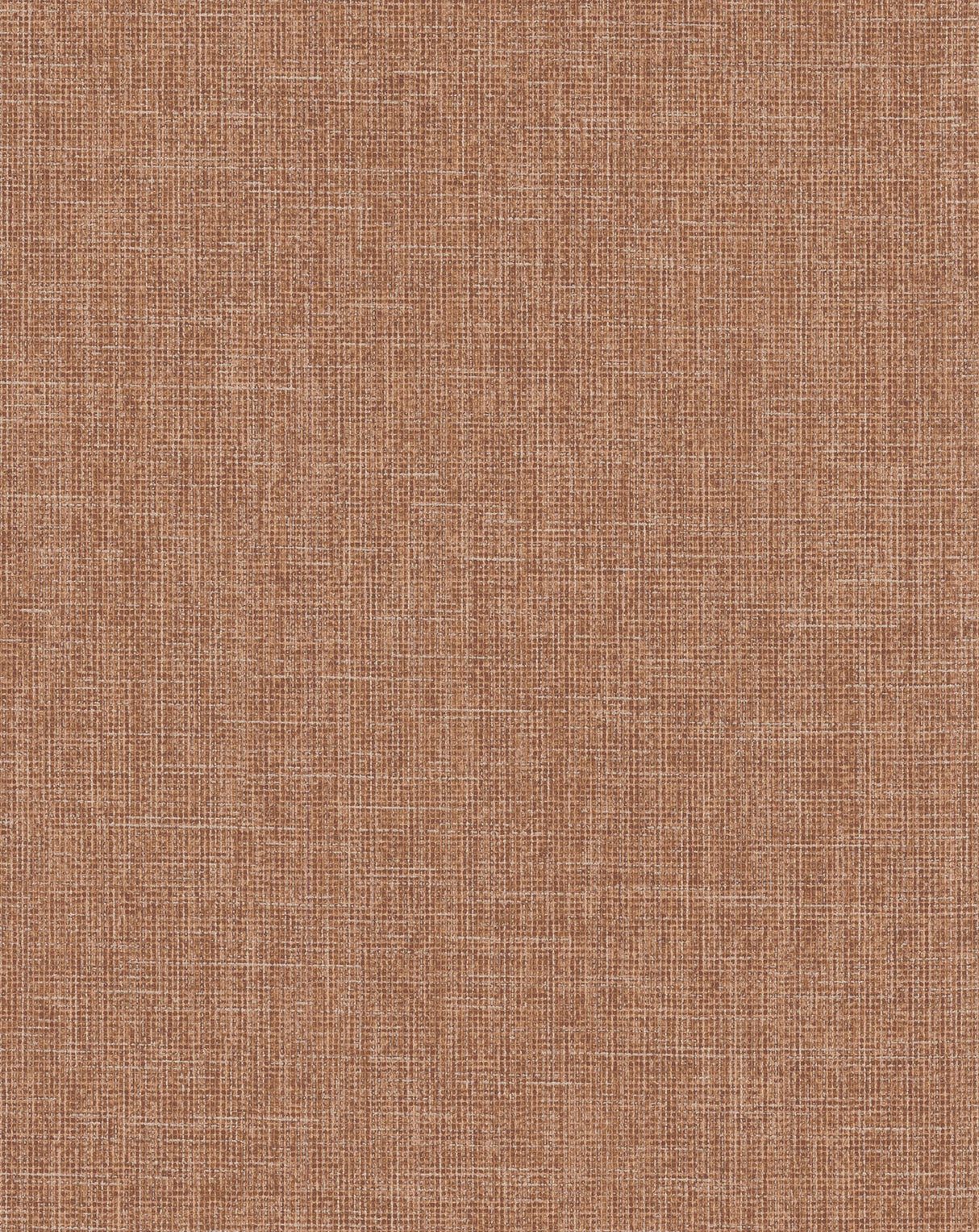 Warner 4140-3720 Broadwick Rust Faux Linen Wallpaper