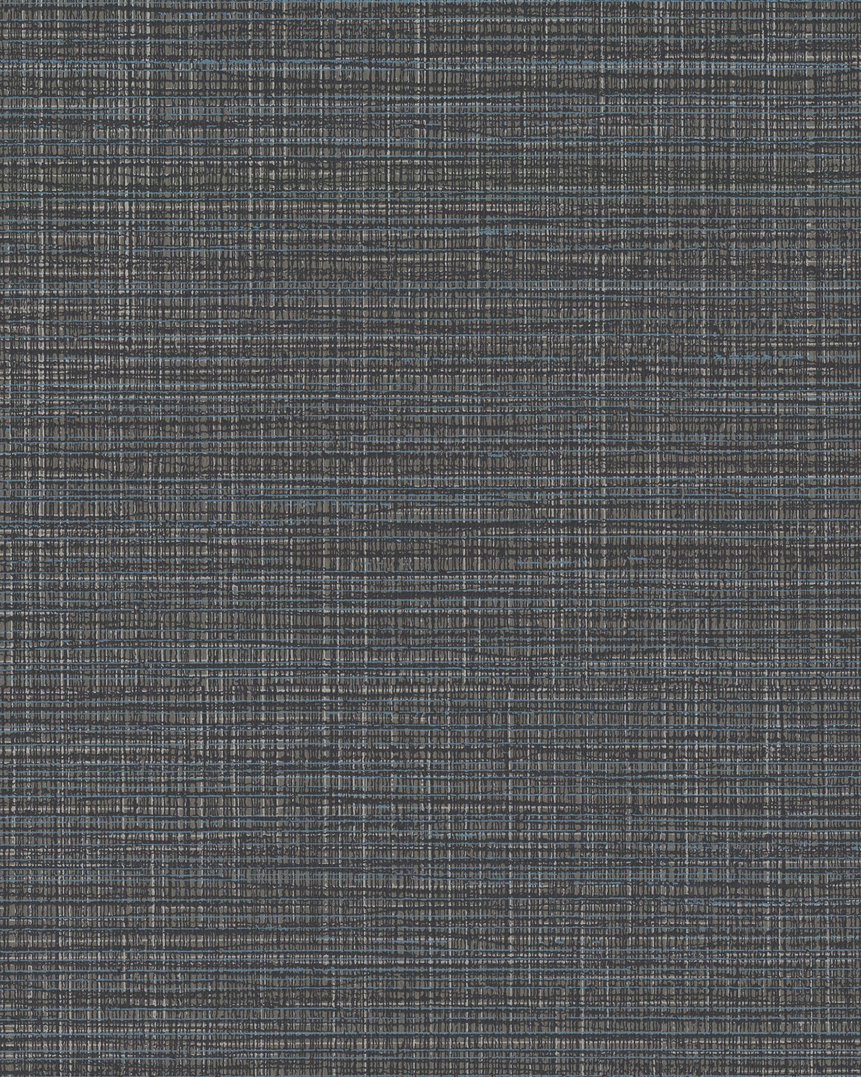 Warner 4140-3733 Premiere Charcoal Faux Linen Wallpaper