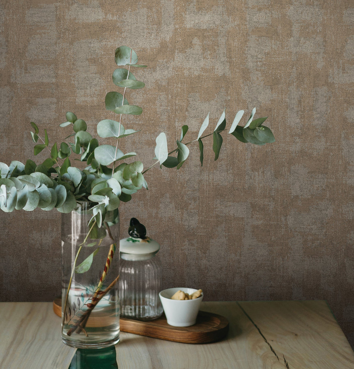 Warner 4140-3766 React Neutral Distressed Wallpaper