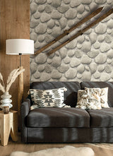 Chesapeake 4142-72610 Root Rock Brown Wallpaper