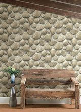 Chesapeake 4142-72611 Root Rock Grey Wallpaper