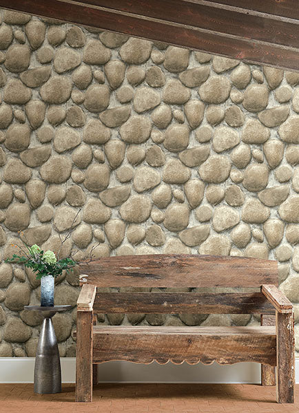 Chesapeake 4142-72612 Root Rock Beige Wallpaper