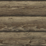 Chesapeake 4142-72616 Bunkhouse Mahogany Wallpaper