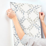 Cheseapeake 4142-72630 Scrap Quilt Wallpaper - Eade's Wallpaper