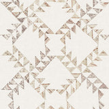 Chesapeake 4142-72629 Scrap Quilt Brown Wallpaper