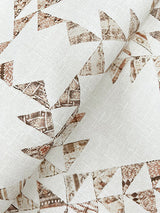 Chesapeake 4142-72629 Scrap Quilt Brown Wallpaper