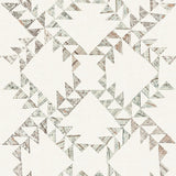 Chesapeake 4142-72631 Scrap Quilt Light Brown Wallpaper