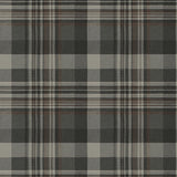 Chesapeake 4142-72632 Dutton Plaid Charcoal Wallpaper