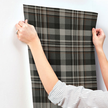Cheseapeake 4142-72634 Dutton Plaid Wallpaper - Eade's Wallpaper