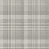 Chesapeake 4142-72634 Dutton Plaid Grey Wallpaper