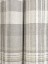 Chesapeake 4142-72634 Dutton Plaid Grey Wallpaper