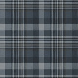 Chesapeake 4142-72635 Dutton Plaid Indigo Wallpaper