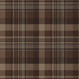 Chesapeake 4142-72636 Dutton Plaid Rust Wallpaper