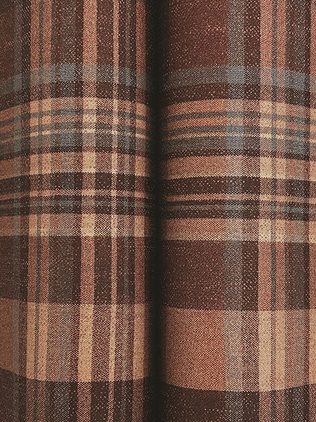 Chesapeake 4142-72636 Dutton Plaid Rust Wallpaper