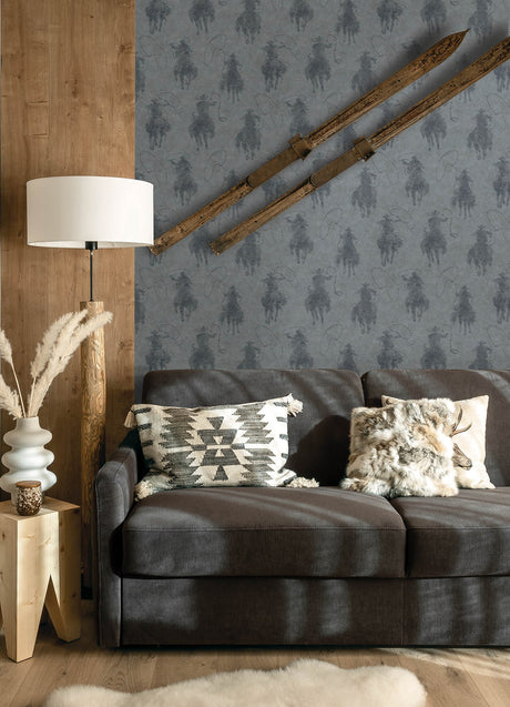Cheseapeake 4142-72638 Stockman Silhouette Wallpaper - Eade's Wallpaper