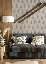 Chesapeake 4142-72639 Stockman Silhouette Grey Wallpaper