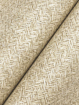 Chesapeake 4142-72641 Woven Basket Khaki Wallpaper