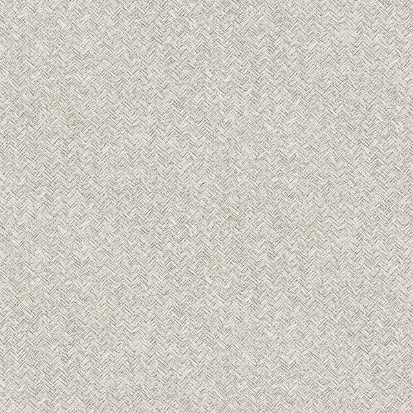 Chesapeake 4142-72642 Woven Basket Light Grey Wallpaper