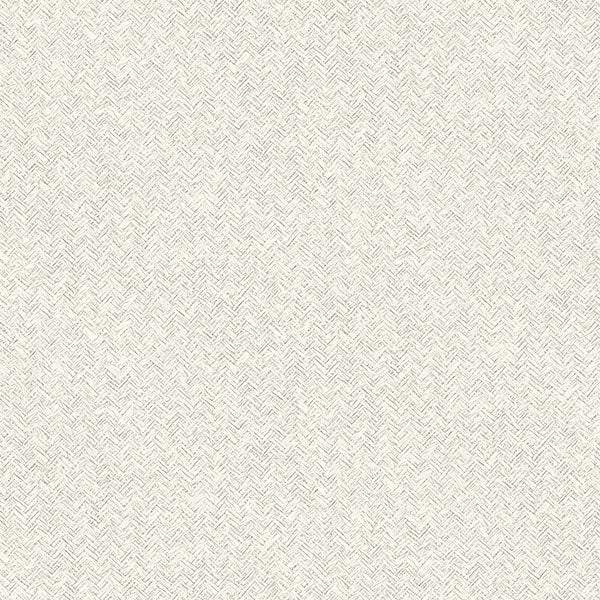 Chesapeake 4142-72643 Woven Basket White Wallpaper