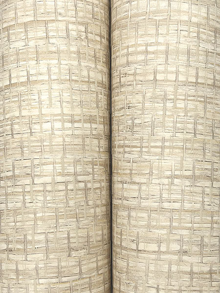 Chesapeake 4142-72652 Plaited Grass Wheat Wallpaper