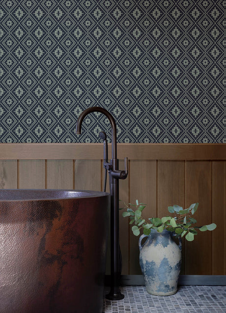 Cheseapeake 4142-72660 Camp Blanket Wallpaper - Eade's Wallpaper
