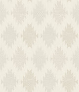 Chesapeake 4142-72664 Stitched Heirloom White Wallpaper