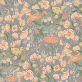 A-Street Prints 4143-22013 Hava Coral Meadow Flowers Wallpaper