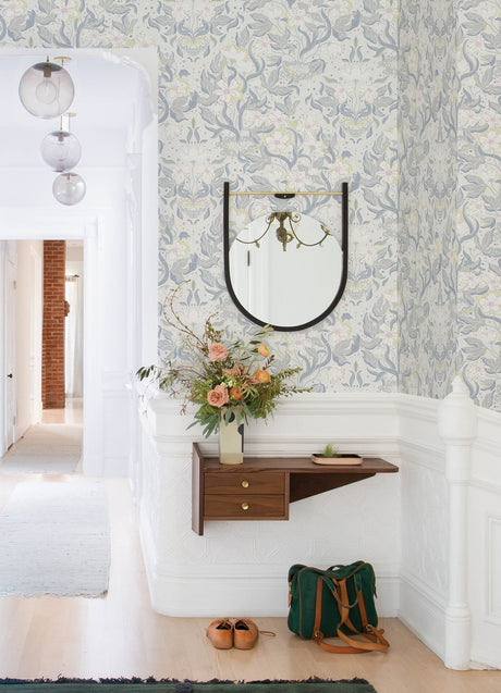 A-Street Prints 4143-22015 Lisa Bone Floral Damask Wallpaper