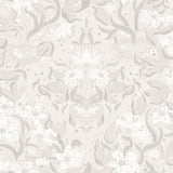 A-Street Prints 4143-22019 Lisa Grey Floral Damask Wallpaper
