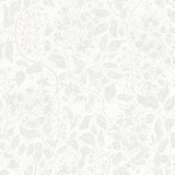 A-Street Prints 4143-22021 Turi Light Grey Twining Vines Wallpaper