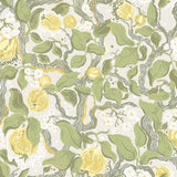 A-Street Prints 4143-22027 Kort Yellow Fruit and Floral Wallpaper
