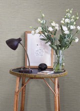 A-Street Prints 4143-24279 Agave Stone Faux Grasscloth Wallpaper