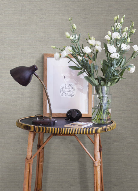 A-Street Prints 4143-24279 Agave Stone Faux Grasscloth Wallpaper