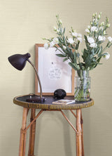 A-Street Prints 4143-24280 Agave Yellow Faux Grasscloth Wallpaper