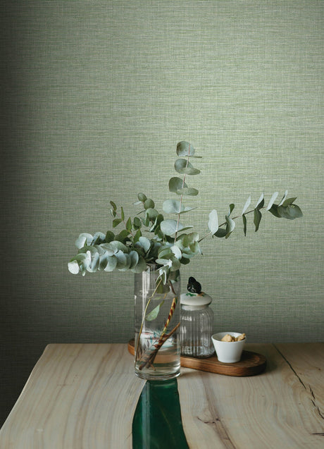 A-Street Prints 4143-26457 Exhale Light Green Texture Wallpaper