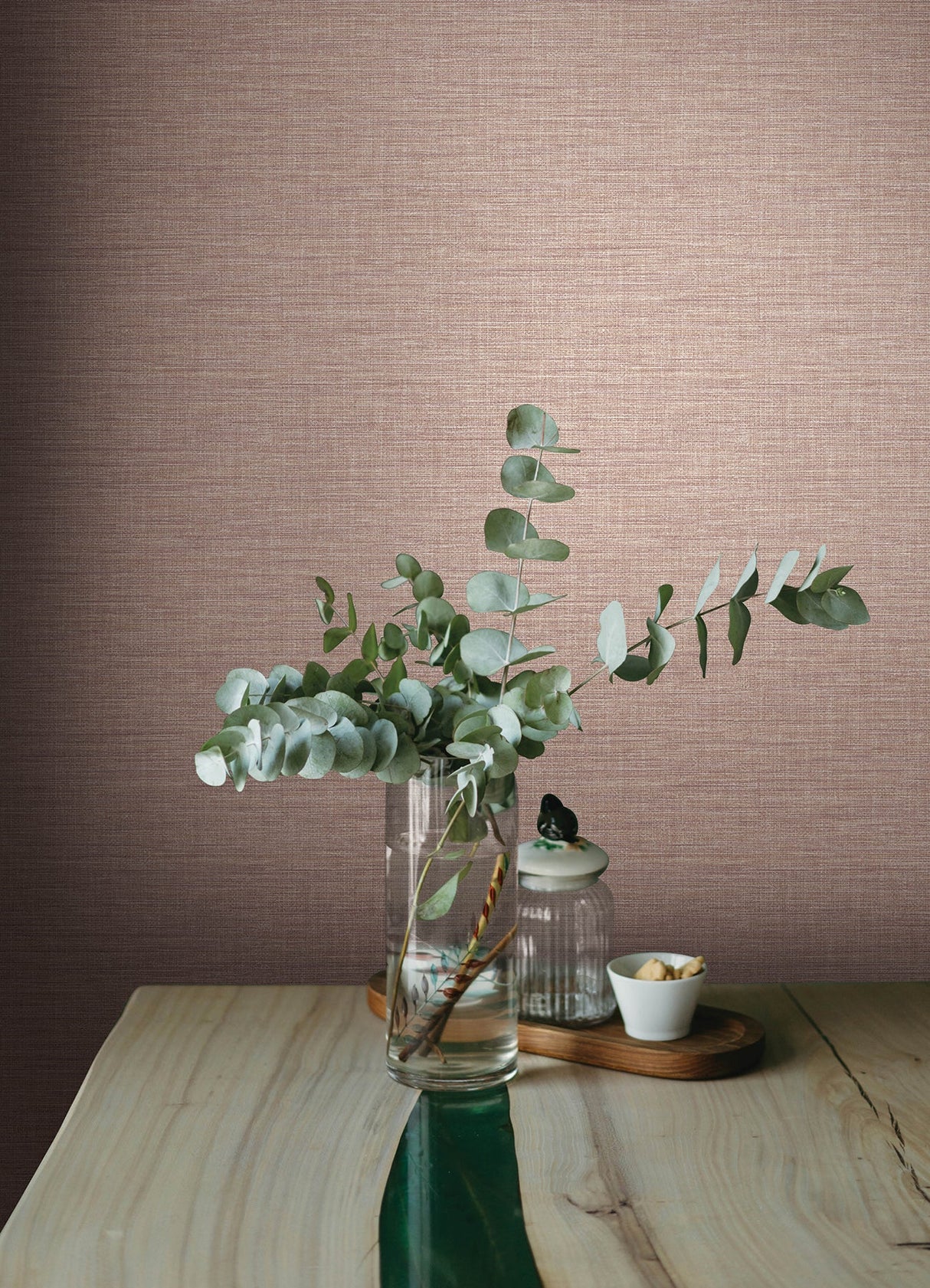 A-Street Prints 4143-26464 Exhale Blush Texture Wallpaper